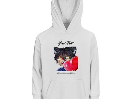 Kinder Premium Bio Hoodie - Chibi Herz