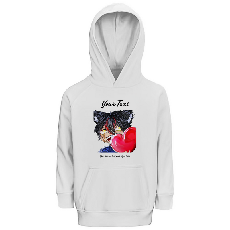 Kinder Premium Bio Hoodie - Chibi Herz