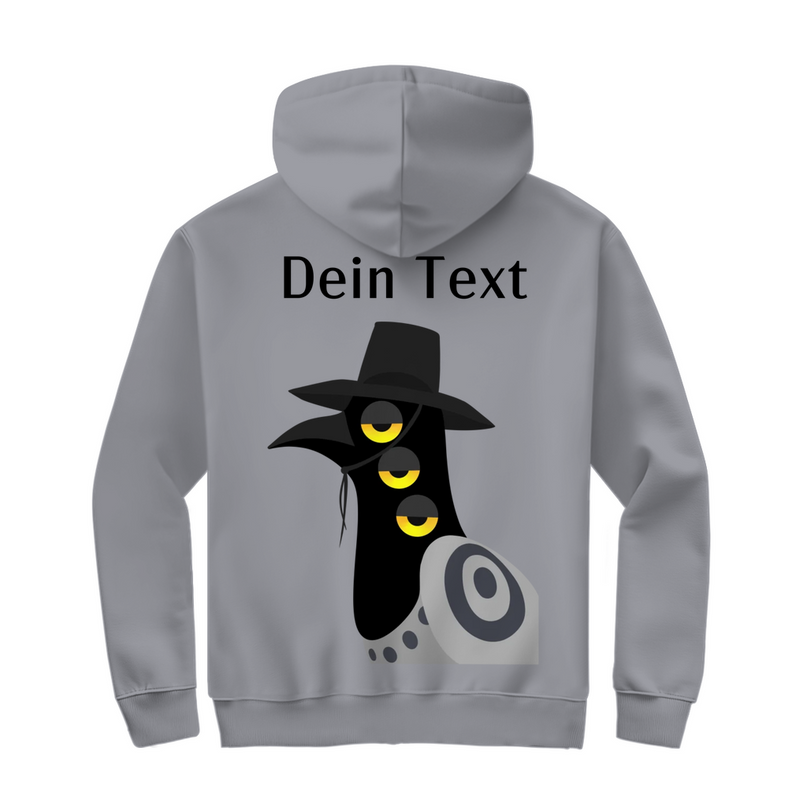 Herren Zipper Hoodie – Dämonischer Vogel