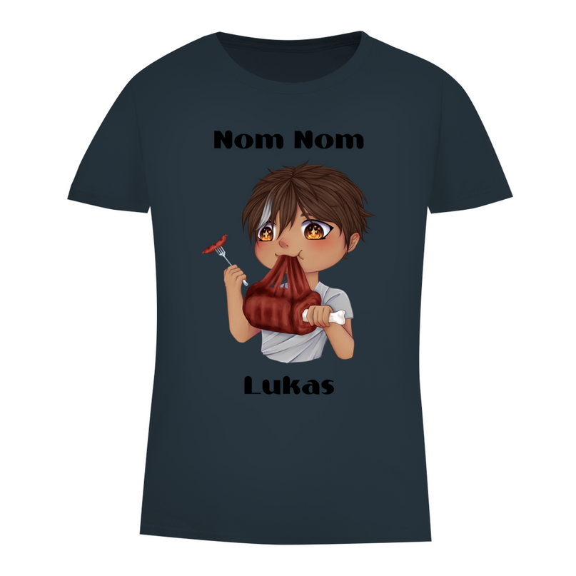 Damen Premium Bio T-Shirt - Mampf Chibi