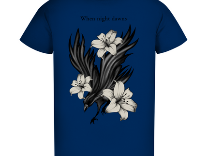 Herren Premium Bio T-Shirt – Rabe und Lilien