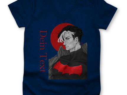 Damen Premium Bio V-Neck T-Shirt  Broken Hero