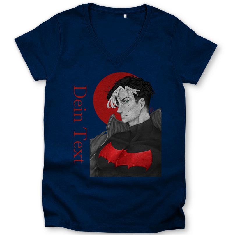 Damen Premium Bio V-Neck T-Shirt  Broken Hero