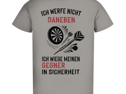 Herren Premium Bio T-Shirt – Ich werfe nicht daneben ...
