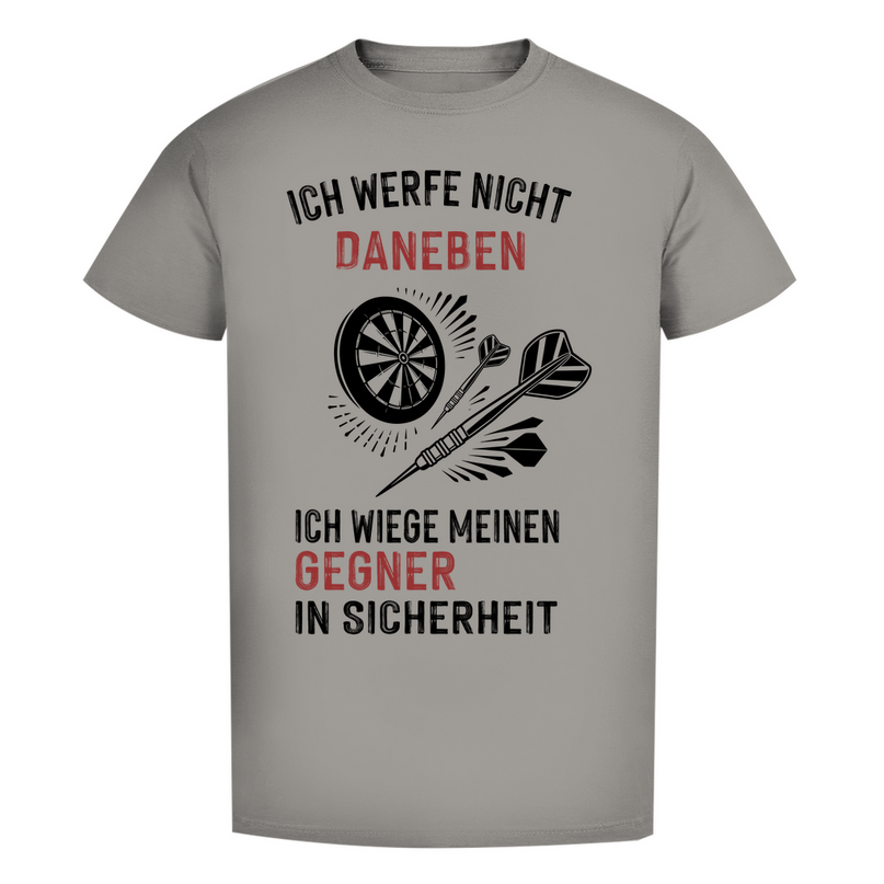Herren Premium Bio T-Shirt – Ich werfe nicht daneben ...