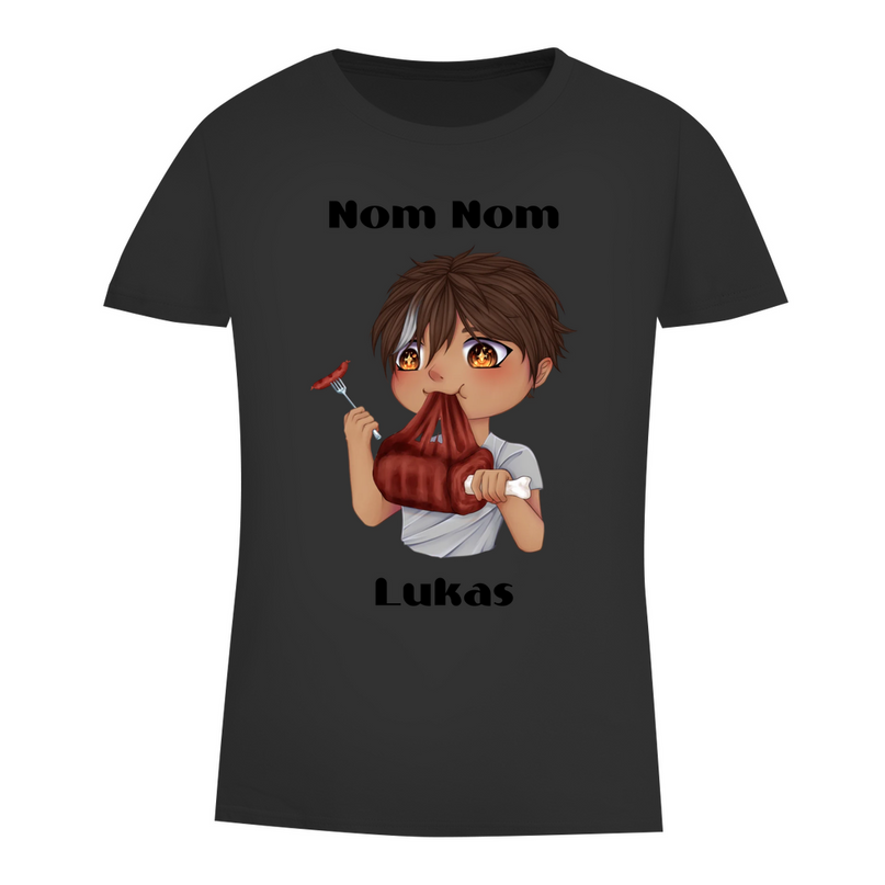 Damen Premium Bio T-Shirt - Mampf Chibi