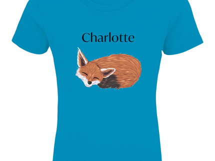 Kids Premium Bio T-Shirt – Schlafender Fuchs