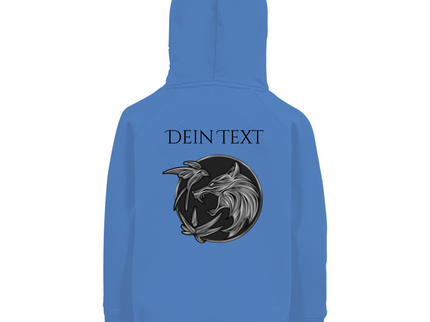 Kinder Premium Bio Hoodie - Wolfsemblem