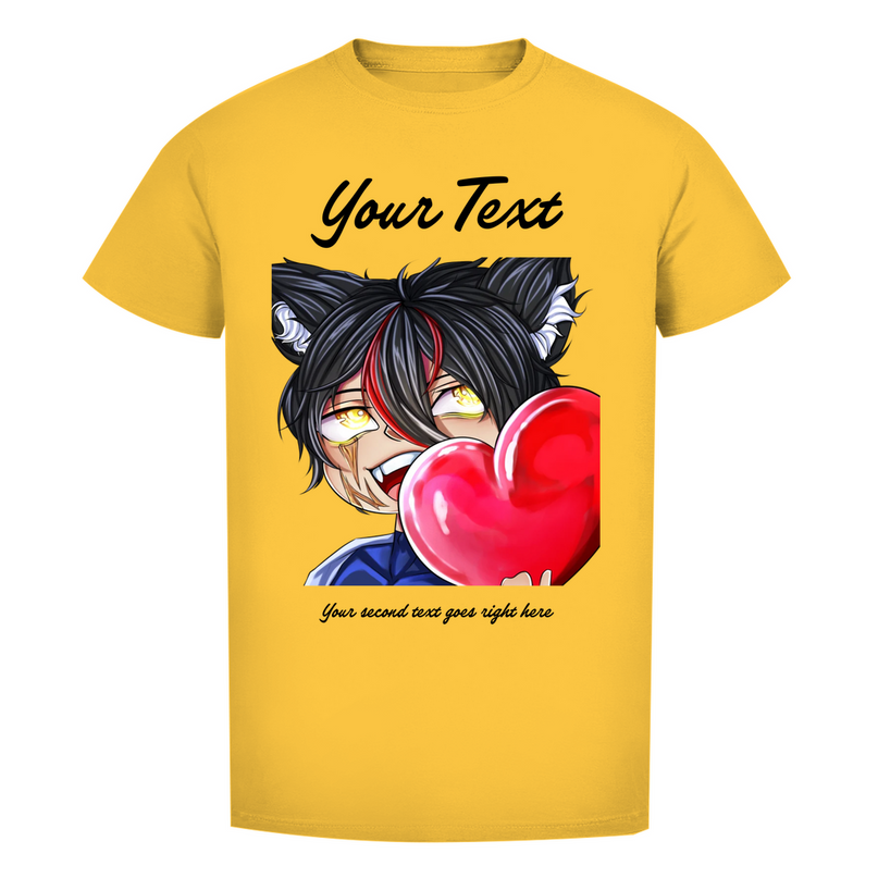 Herren  Premium Bio T-Shirt - Chibi Herz