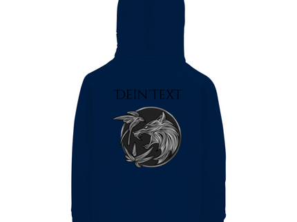 Kinder Premium Bio Hoodie - Wolfsemblem
