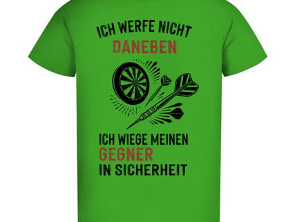 Herren Premium Bio T-Shirt – Ich werfe nicht daneben ...
