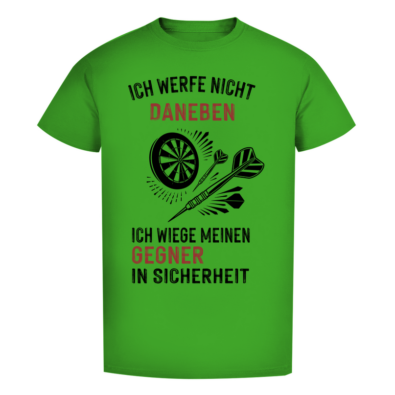 Herren Premium Bio T-Shirt – Ich werfe nicht daneben ...