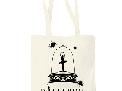 Tragetasche - Tänzerin im Kugelhagel