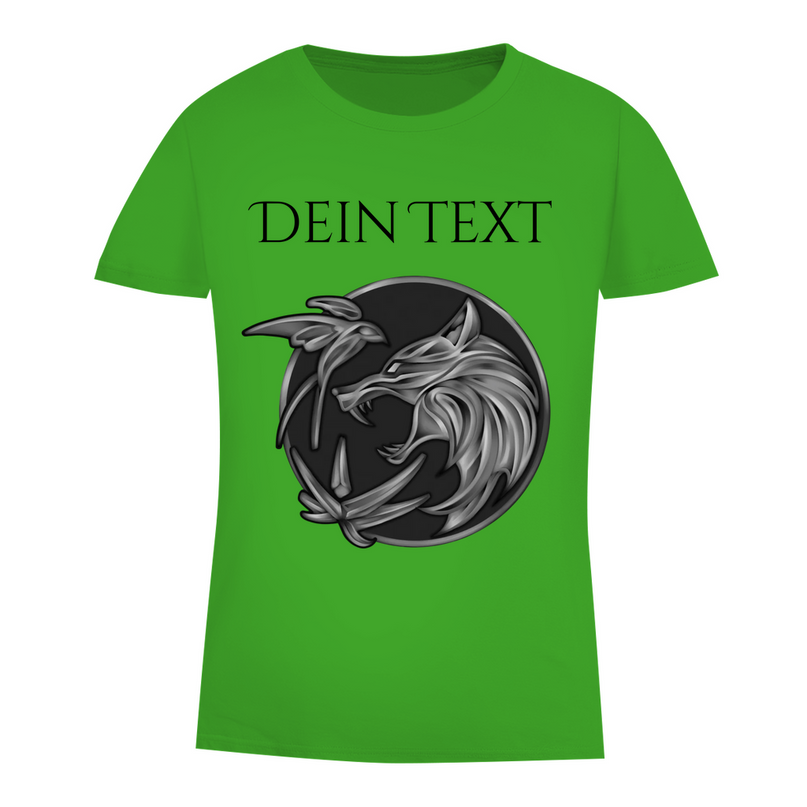 Damen Premium Bio T-Shirt - Wolfsemblem