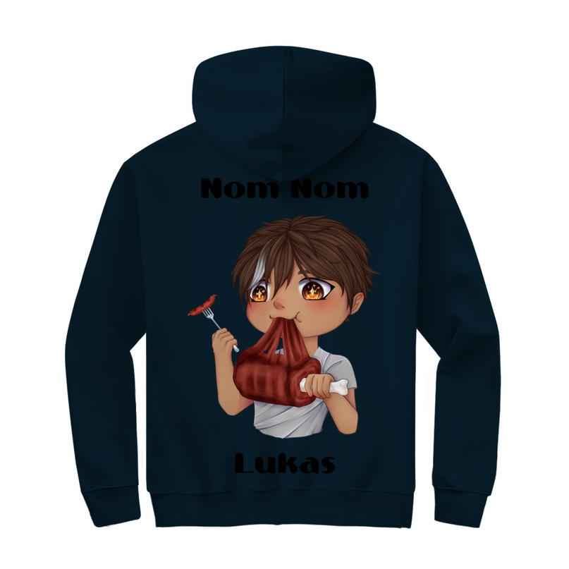 Herren Zipper Hoodie – Mampf Chibi