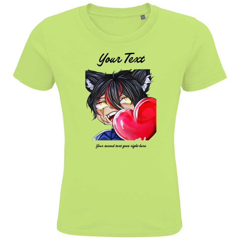 Kids Premium Bio T-Shirt Chibi Herz