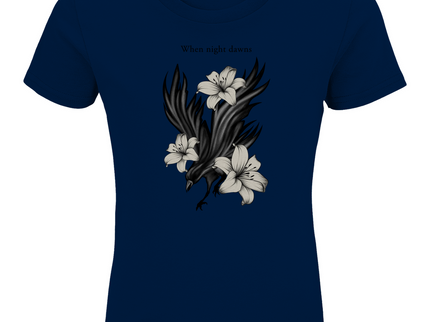 Kids Premium Bio T-Shirt – Rabe und Lilien