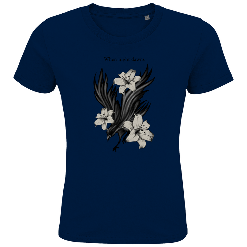 Kids Premium Bio T-Shirt – Rabe und Lilien