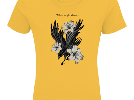 Kids Premium Bio T-Shirt – Rabe und Lilien