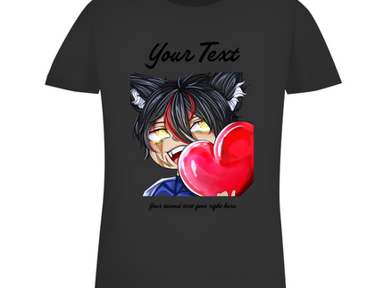 Damen Premium Bio T-Shirt - Chibi Herz
