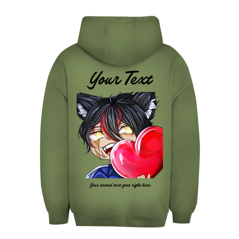 Unisex Oversize Hoodie – Herz Chibi