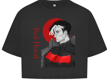 Damen Oversize Crop Top  - Broken Hero