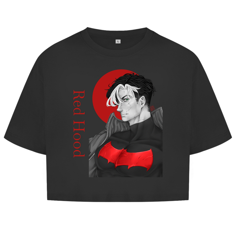 Damen Oversize Crop Top  - Broken Hero