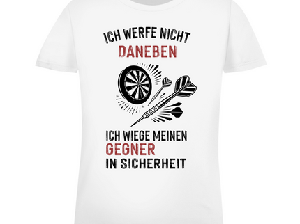 Damen Premium Bio T-Shirt – Ich werfe nicht daneben ...