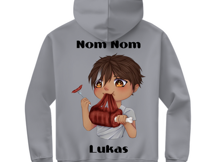 Herren Zipper Hoodie – Mampf Chibi