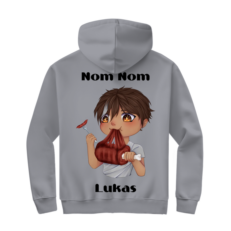 Herren Zipper Hoodie – Mampf Chibi