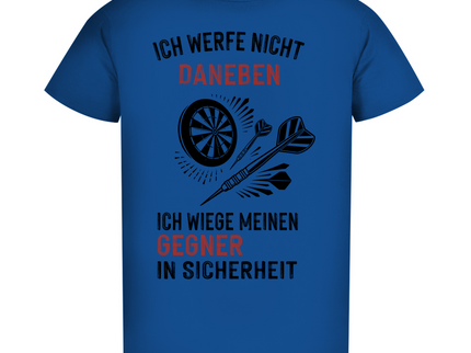 Herren Premium Bio T-Shirt – Ich werfe nicht daneben ...