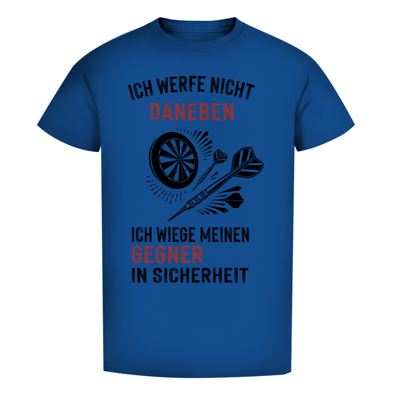 Herren Premium Bio T-Shirt – Ich werfe nicht daneben ...