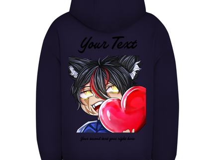 Unisex Oversize Hoodie – Herz Chibi
