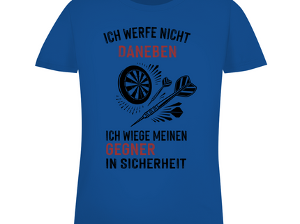 Damen Premium Bio T-Shirt – Ich werfe nicht daneben ...