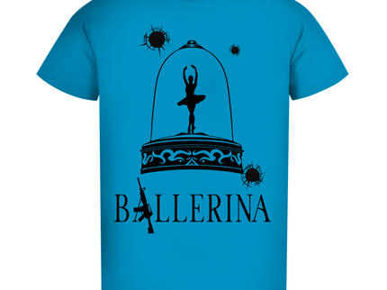 Herren Premium Bio T-Shirt - Tänzerin im Kugelhagel