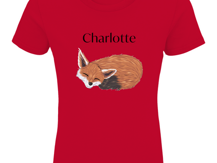 Kids Premium Bio T-Shirt – Schlafender Fuchs