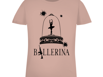 Damen Premium Bio T-Shirt - Tänzerin im Kugelhagel