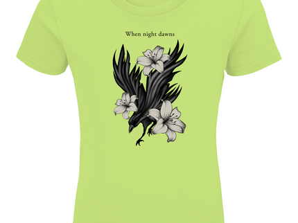 Kids Premium Bio T-Shirt – Rabe und Lilien