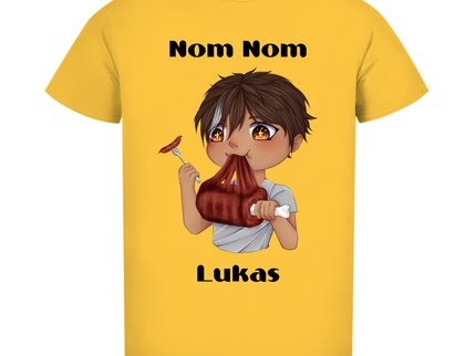 Herren Premium Bio T-Shirt - Mampf Chibi