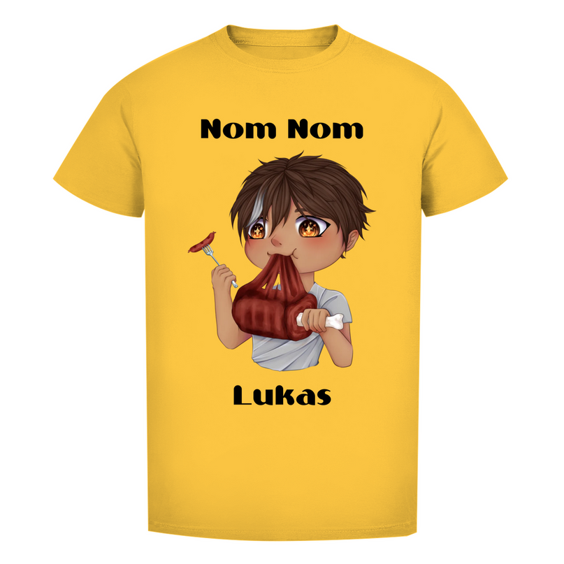 Herren Premium Bio T-Shirt - Mampf Chibi