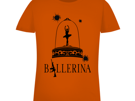 Damen Premium Bio T-Shirt - Tänzerin im Kugelhagel