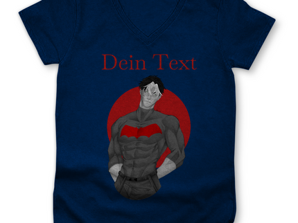 Damen Premium Bio V-Neck T-Shirt - Broken Hero 2