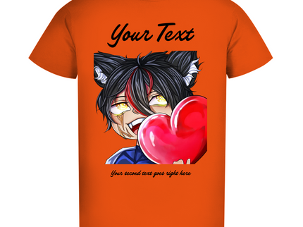 Herren  Premium Bio T-Shirt - Chibi Herz