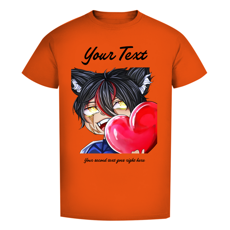 Herren  Premium Bio T-Shirt - Chibi Herz