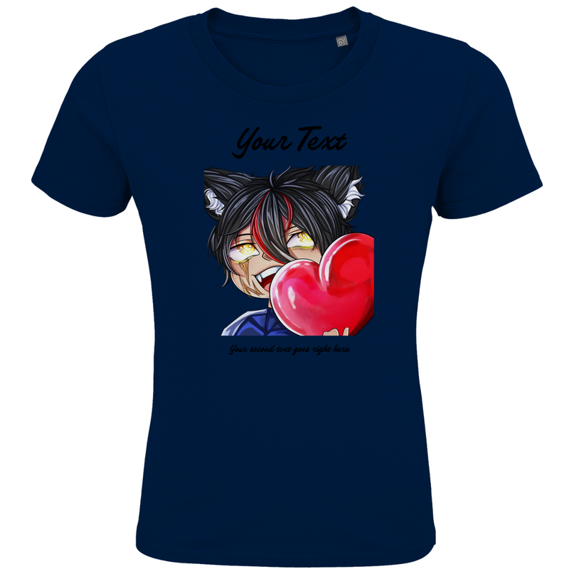 Kids Premium Bio T-Shirt Chibi Herz