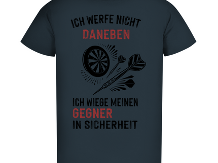 Herren Premium Bio T-Shirt – Ich werfe nicht daneben ...