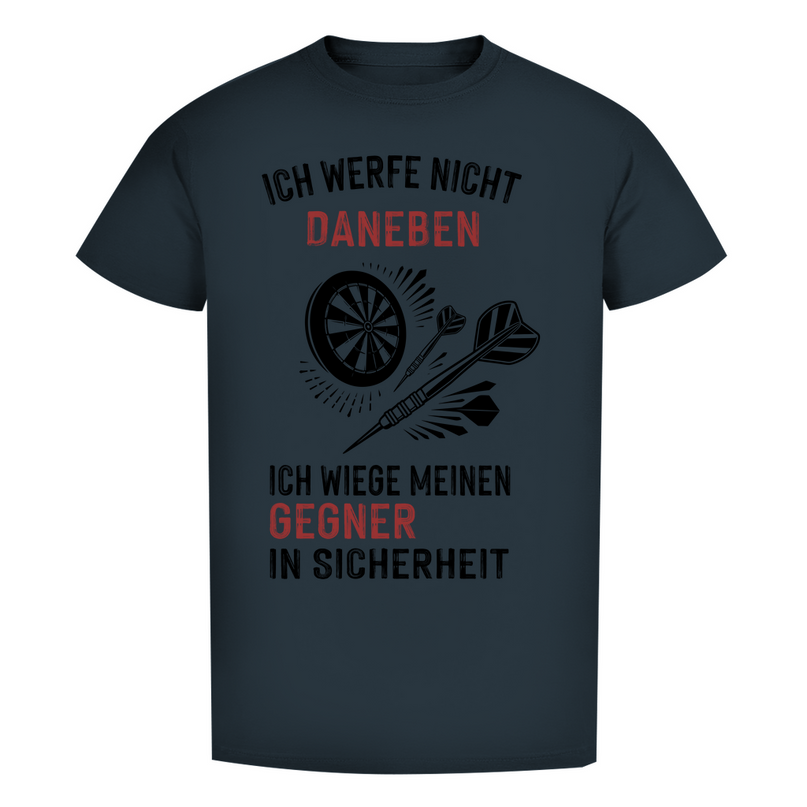 Herren Premium Bio T-Shirt – Ich werfe nicht daneben ...