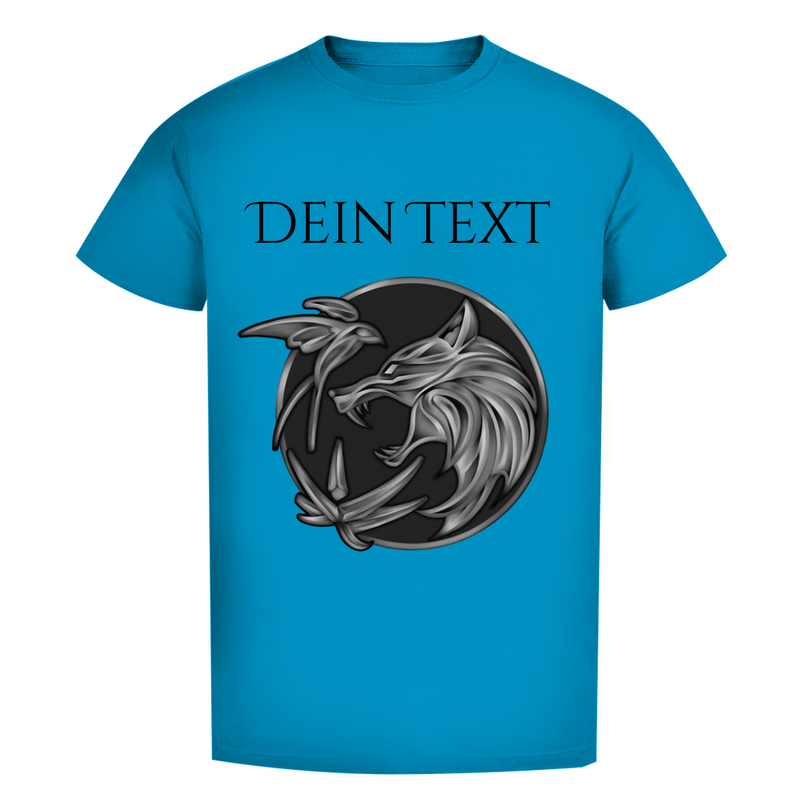 Herren Premium Bio T-Shirt - Wolfsemblem