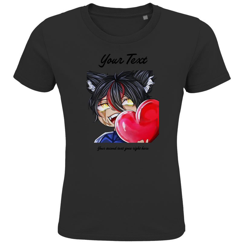 Kids Premium Bio T-Shirt Chibi Herz