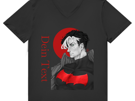 Herren Premium Bio V-Neck T-Shirt – Broken Hero